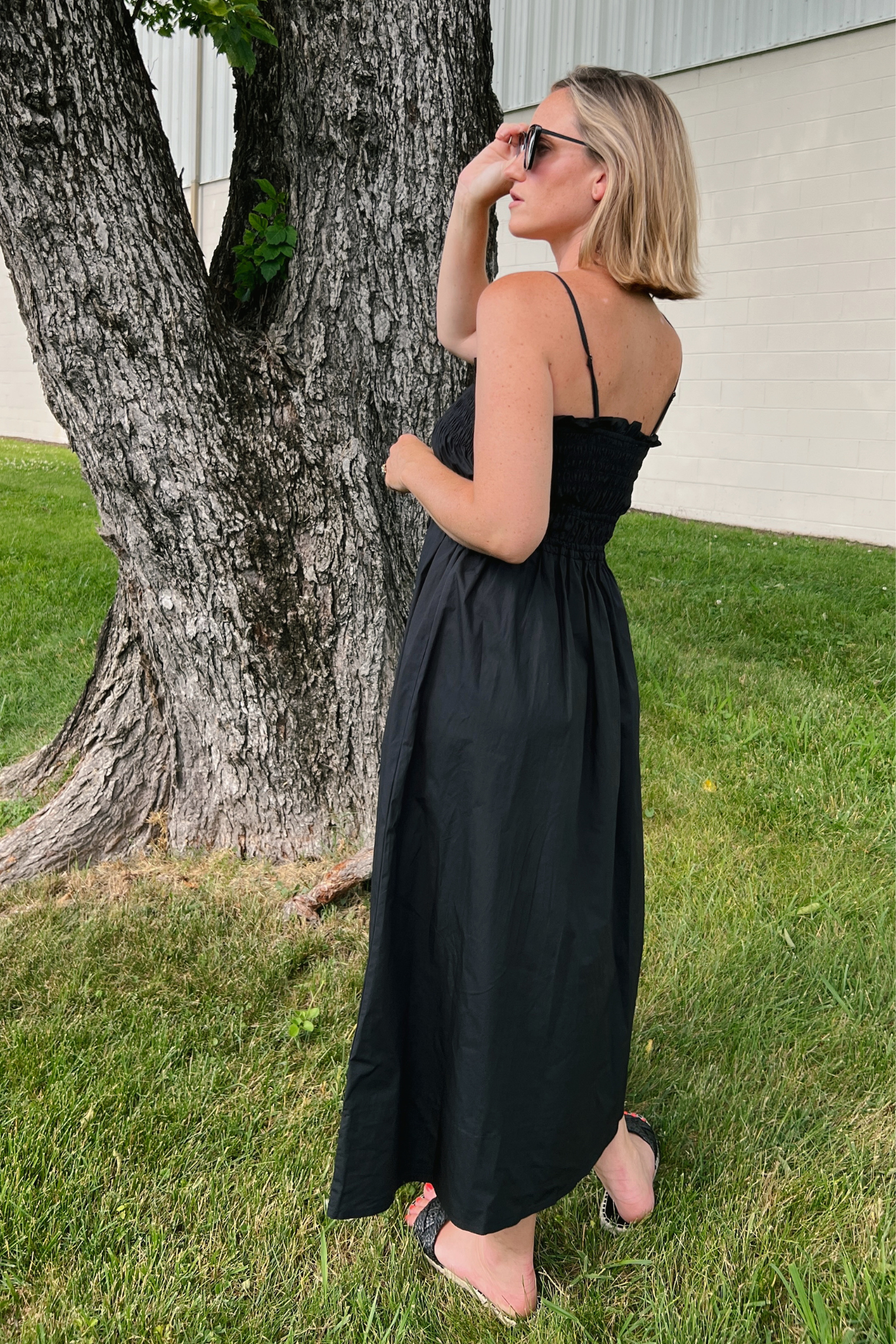 By Together | Black Sleeveless Midi Dress | Sweetest Stitch Boutique