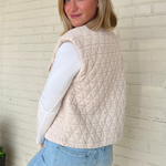 Entro | Quilted Knit Vest | Sweetest Stitch Women's Boutique