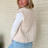 Entro | Quilted Knit Vest | Sweetest Stitch Women's Boutique