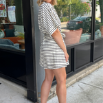 By Together | Button Front Striped Romper | Sweetest Stitch RVA