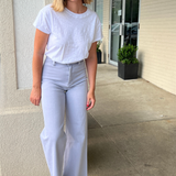 Miou Muse | Periwinkle Wide Leg Pants | Sweetest Stitch Boutique