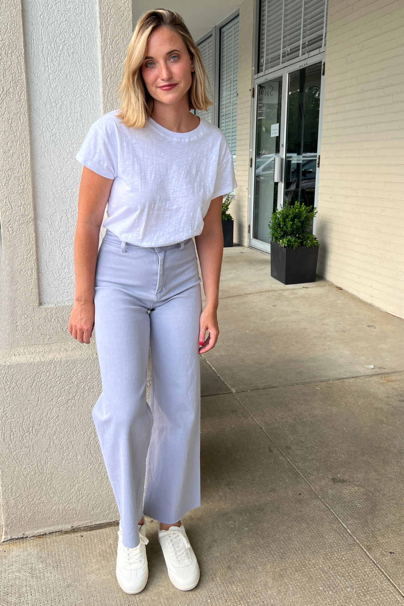 Miou Muse | Periwinkle Wide Leg Pants | Sweetest Stitch Boutique