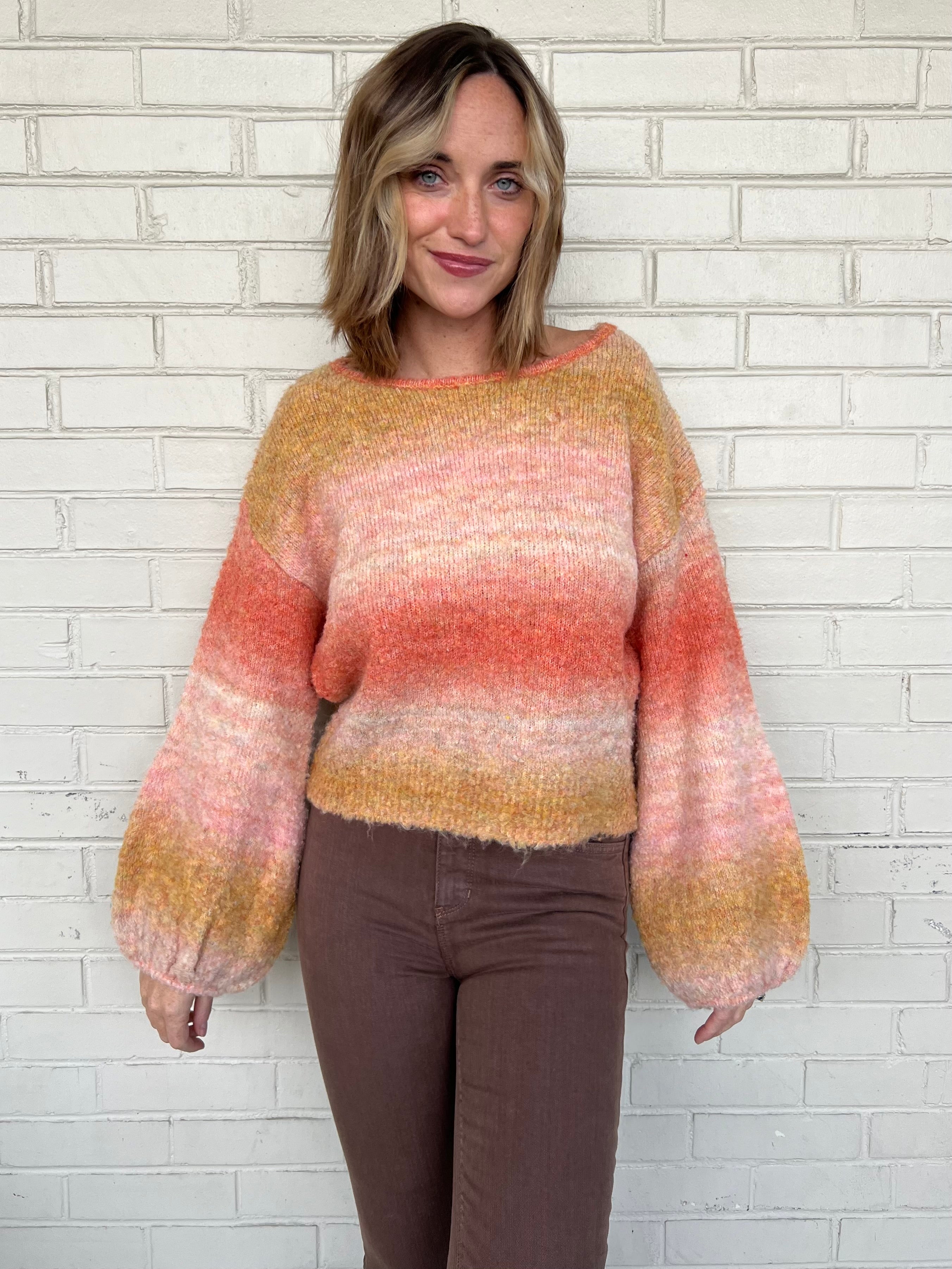 Promesa | Heart Of Gold Color Block Sweater | Sweetest Stitch