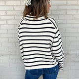 Best Bet Knit Striped Cardigan