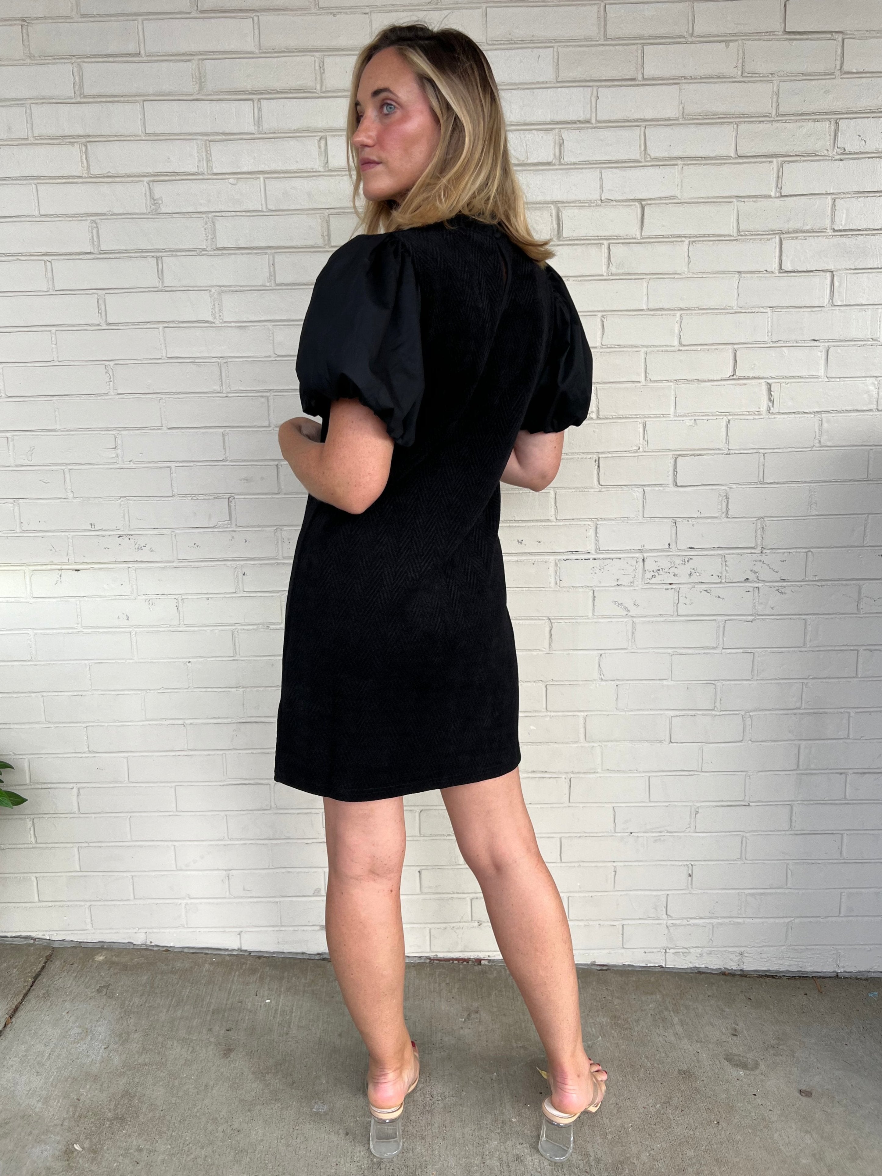 THML | State Of Mind Puff Sleeve Mini Dress | Sweetest Stitch