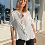 EESome | Button Up Off White Top | Sweetest Stitch