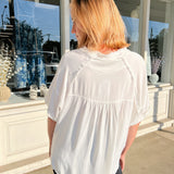 EESome | Button Up Off White Top | Sweetest Stitch