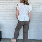 Coffee Break Wide Leg Pants