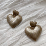 Bauble Heart Earrings