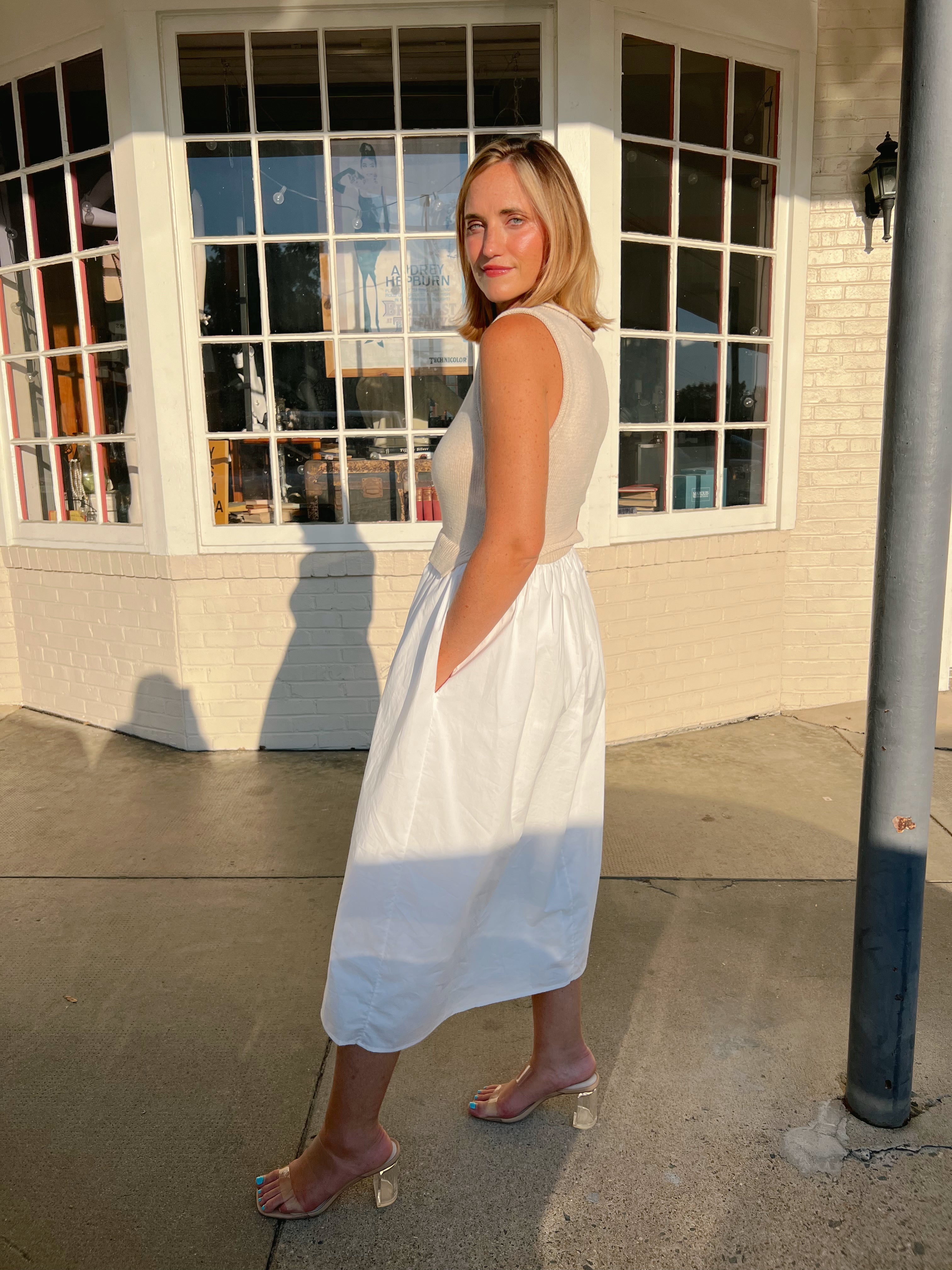 Sofie the Label | Mixed Media Midi Dress | Sweetest Stitch