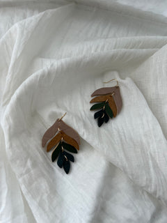 Linked Leather Earrings | Sweetest Stitch Boutique