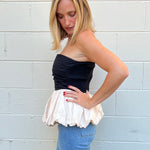 Sofie the Label | Strapless Peplum Top | Sweetest Stitch