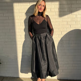 Everlasting Bubble Hem Midi Skirt