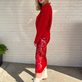 ASTR The Label | Red Bowie Sweater | Sweetest Stitch RVA