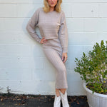 Current Air | Midi Sweater Dress Set | Sweetest Stitch