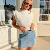 EESome | All Too Well Denim Mini Skirt | Sweetest Stitch