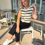 Strut & Bolt | Modern Day Striped Knit Top | Sweetest Stitch