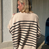 Entro | Striped Oversized Sweater | Sweetest Stitch Boutique