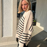 Entro | Striped Oversized Sweater | Sweetest Stitch Boutique