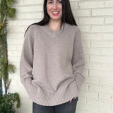 Boulevard V-Neck Sweater