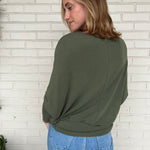 Charlotte Avery | Olive Long Sleeve Top | Sweetest Stitch