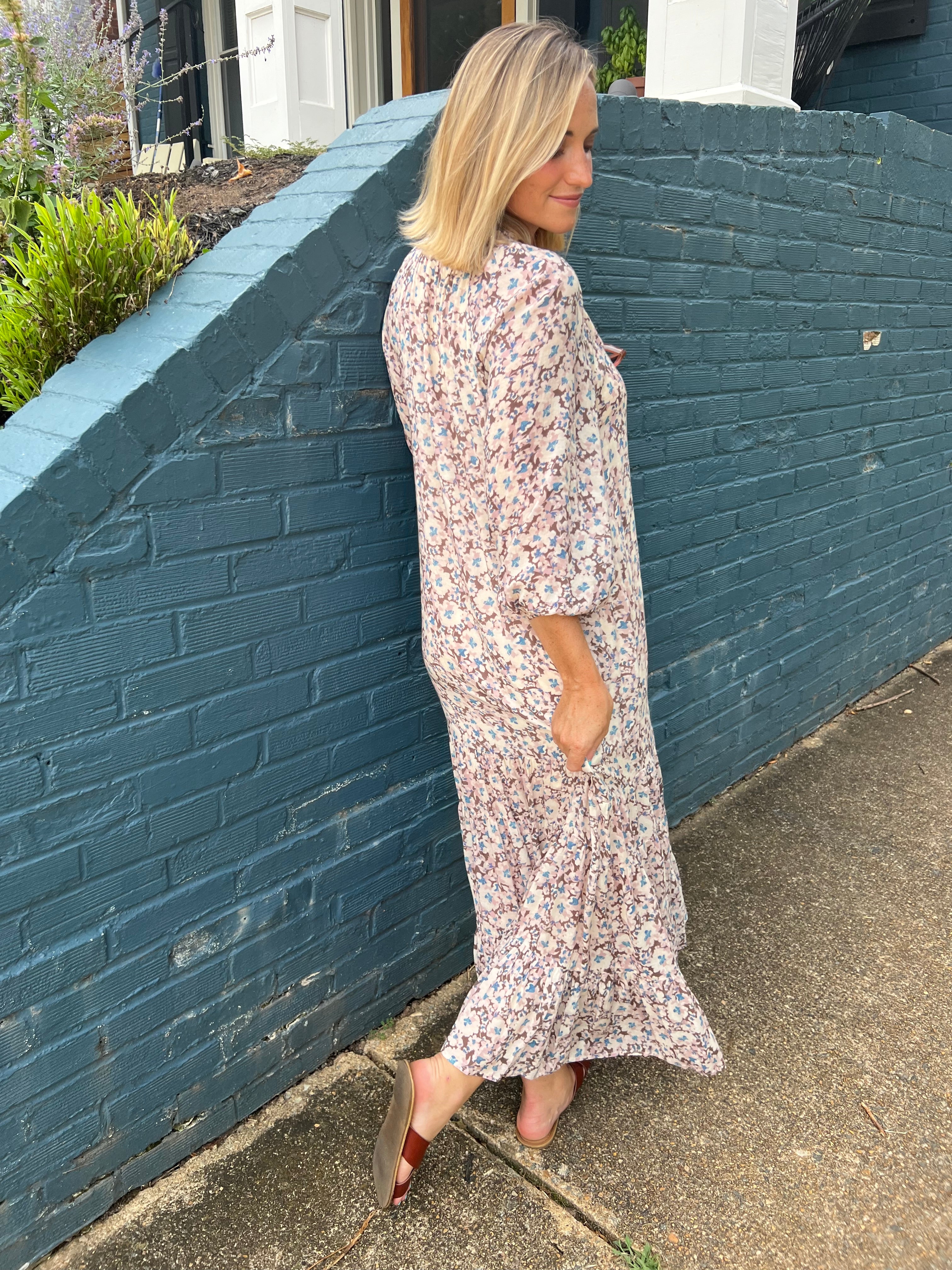 Z Supply | Peaceful Floral Midi Dress | Sweetest Stitch