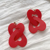 Heart Link Earrings