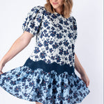 Entro | Floral Maxine Mini Dress | Sweetest Stitch Boutique