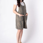 Entro | Carly Leopard Denim Dress  | Sweetest Stitch Boutique