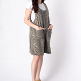 Entro | Carly Leopard Denim Dress  | Sweetest Stitch Boutique