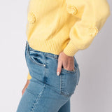 Entro | Yellow Avery Floral Sweater | Sweetest Stitch Boutique