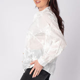 Entro | Floral Applique Charlie Blouse | Sweetest Stitch