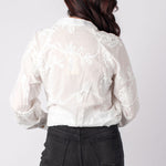 Entro | Floral Applique Charlie Blouse | Sweetest Stitch