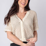 By Together | Jenna Open Knit Cardigan | Sweetest Stitch