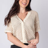 By Together | Jenna Open Knit Cardigan | Sweetest Stitch