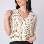 By Together | Jenna Open Knit Cardigan | Sweetest Stitch