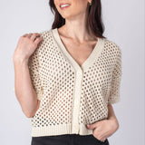 By Together | Jenna Open Knit Cardigan | Sweetest Stitch