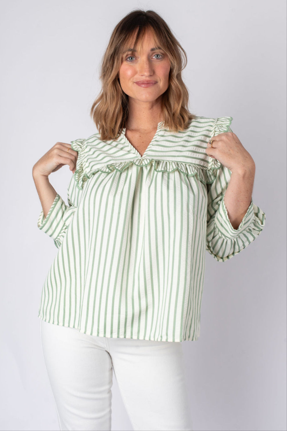 Entro | Lily Striped Top | Sweetest Stitch Boutique