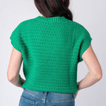 Entro | Green Sleeveless Camila Knit Top | Sweetest Stitch