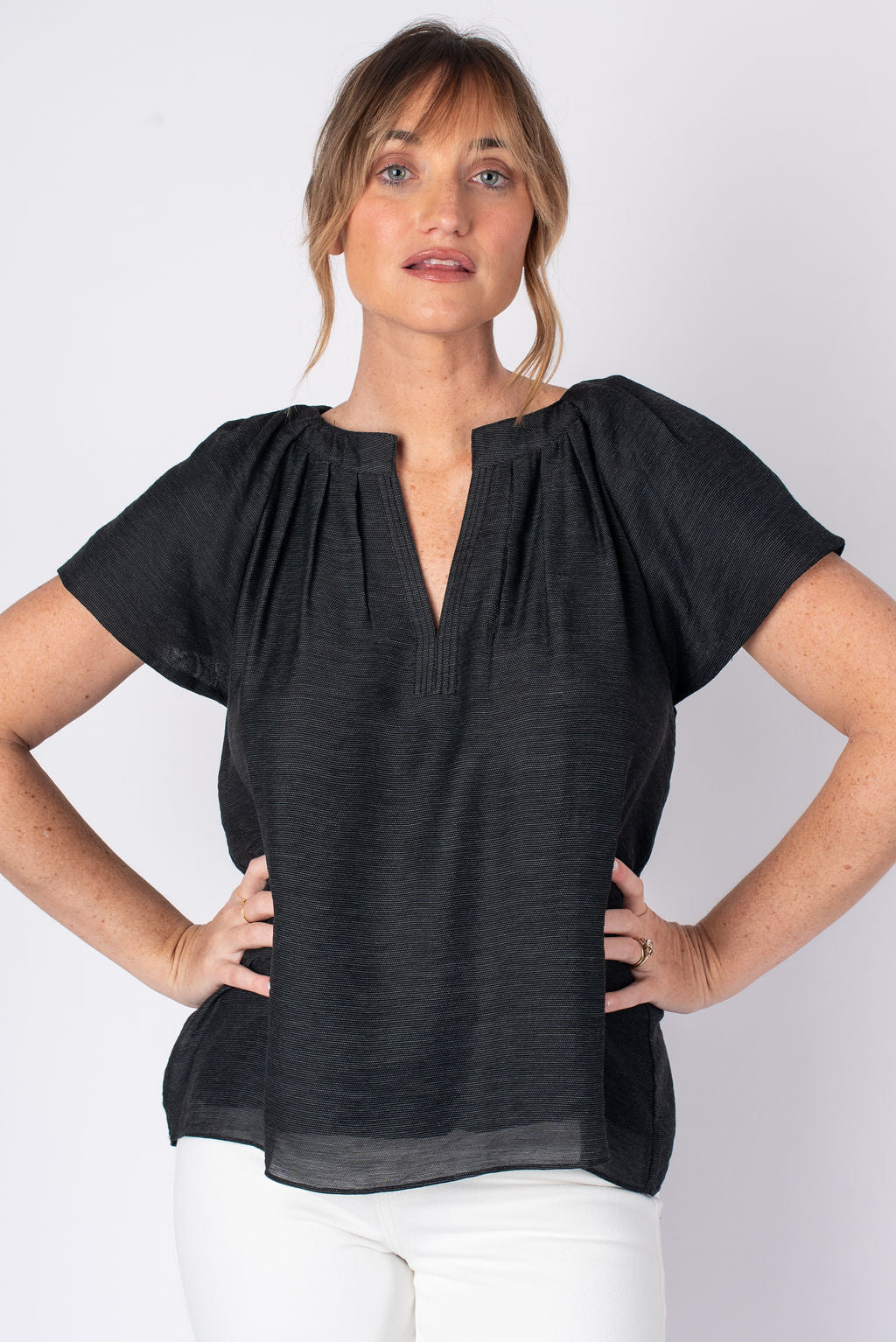 Current Air | Olivia Flutter Sleeve Blouse | Sweetest Stitch