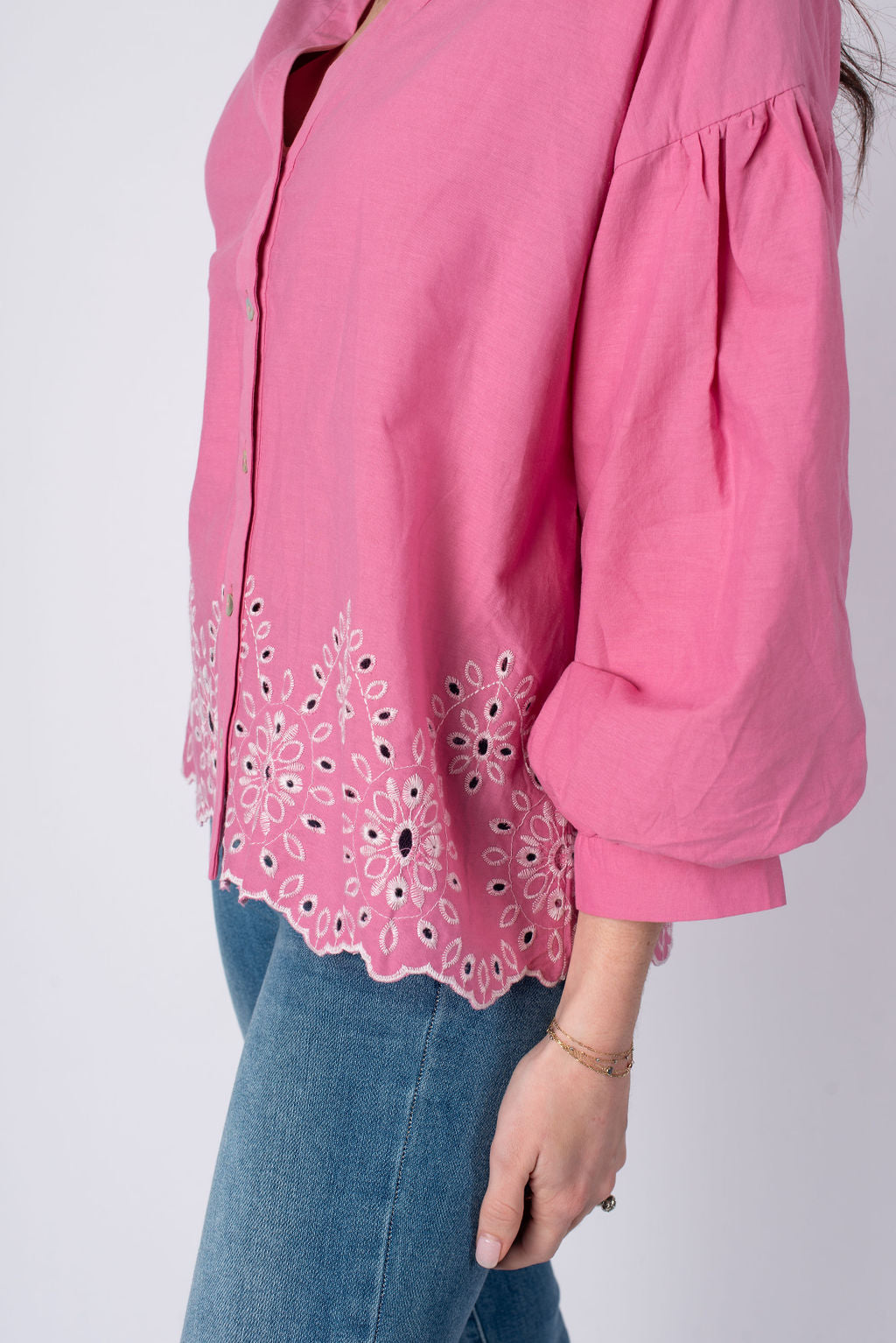 Entro | Harper Button Down Blouse | Sweetest Stitch