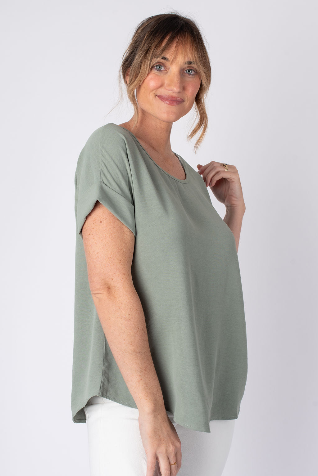 Entro | Mia Short Sleeve Blouse | Sweetest Stitch Boutique