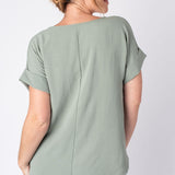 Entro | Mia Short Sleeve Blouse | Sweetest Stitch Boutique