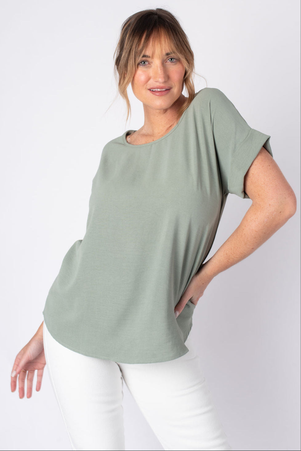 Entro | Mia Short Sleeve Blouse | Sweetest Stitch Boutique