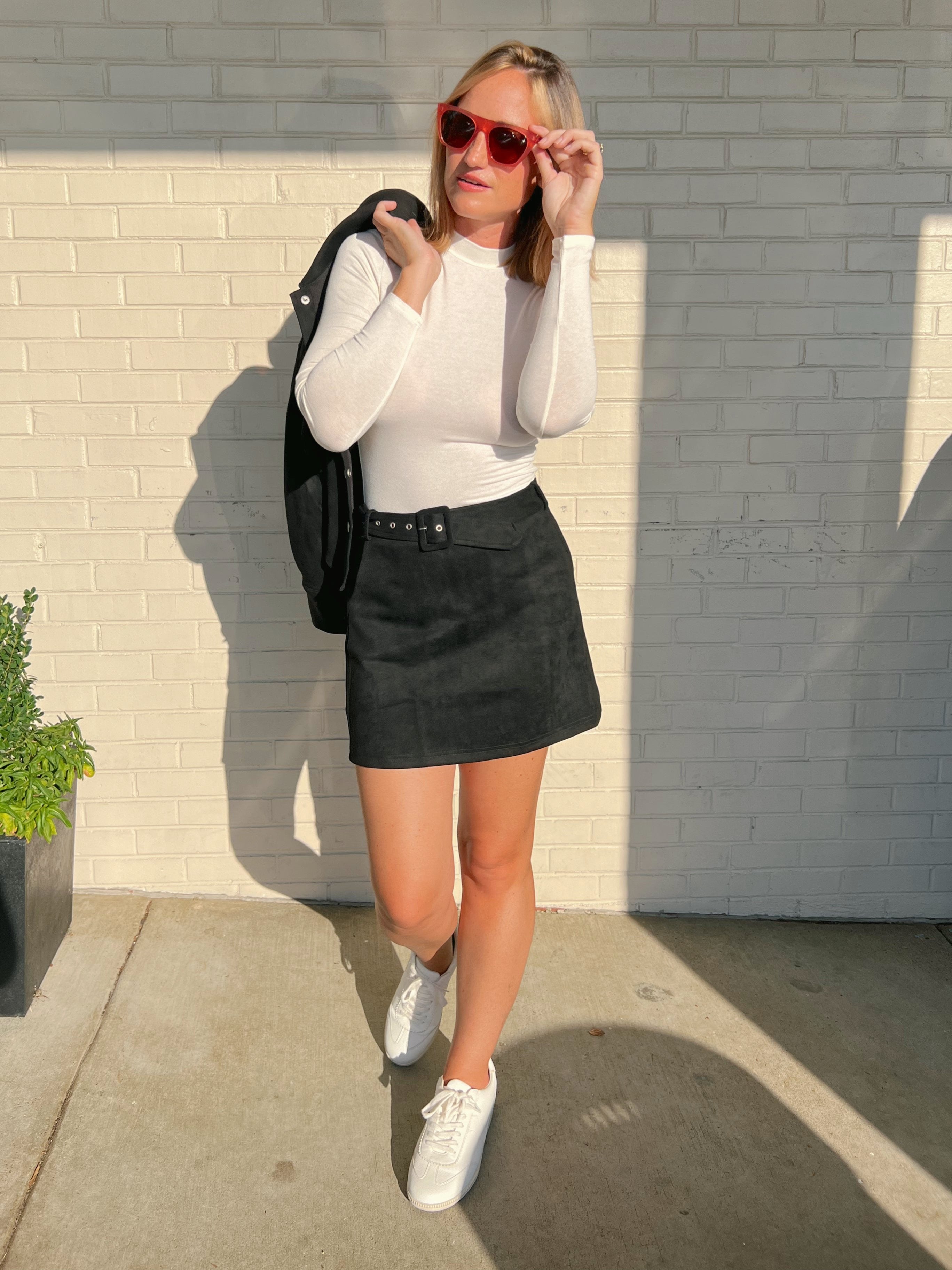 Sadie & Sage | Tuscany Faux Suede Mini Skirt | Sweetest Stitch