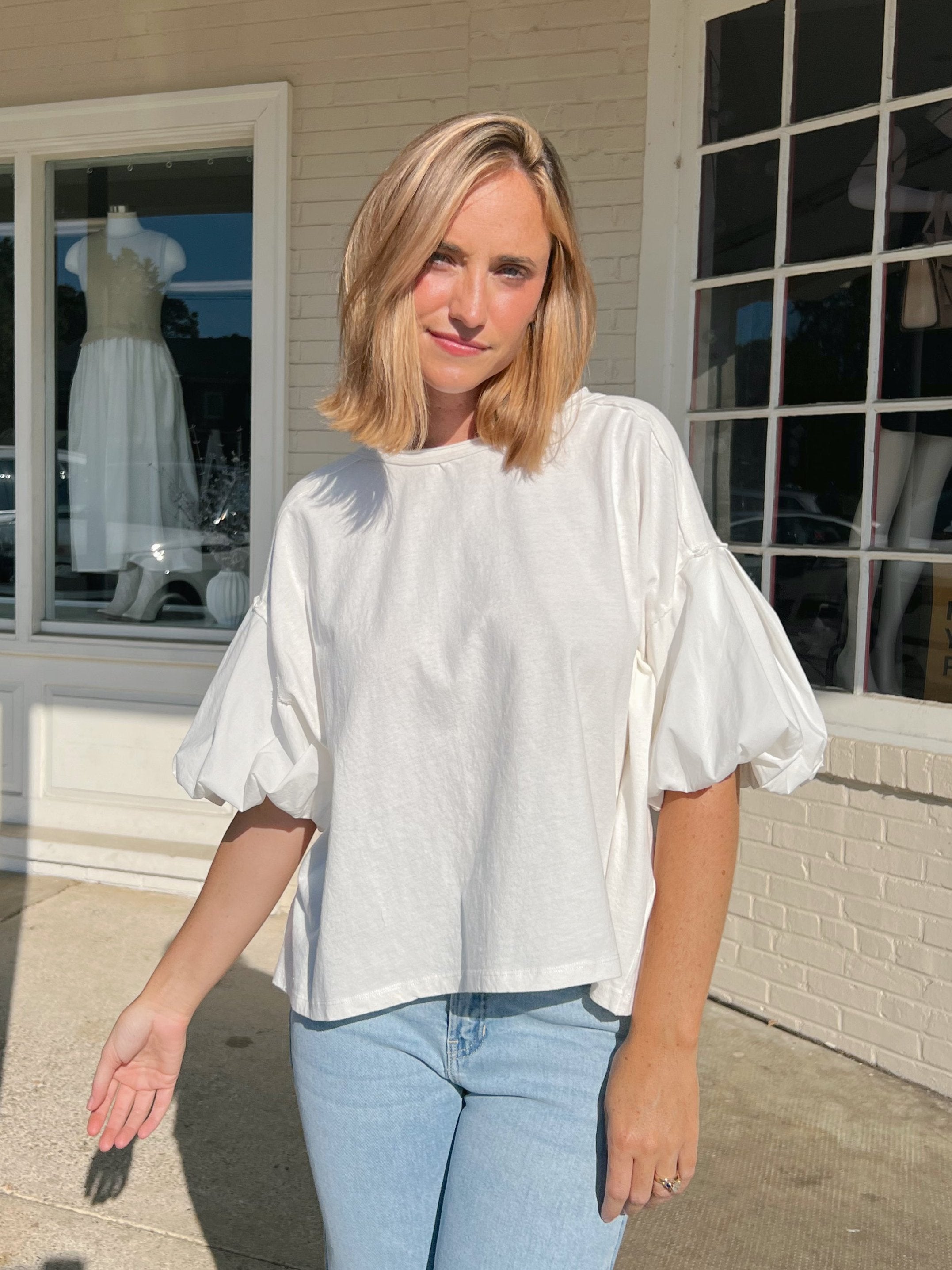 EESome | No Drama Puff Sleeve Top | Sweetest Stitch