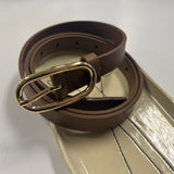 Oval Buckle Belt