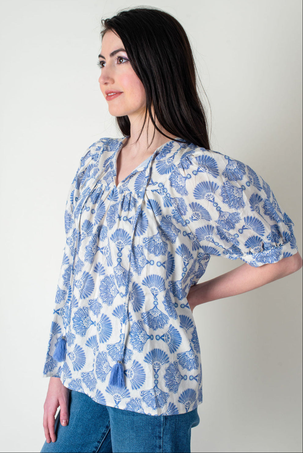 Entro | Fallen Skies Printed Blouse | Sweetest Stitch Boutique