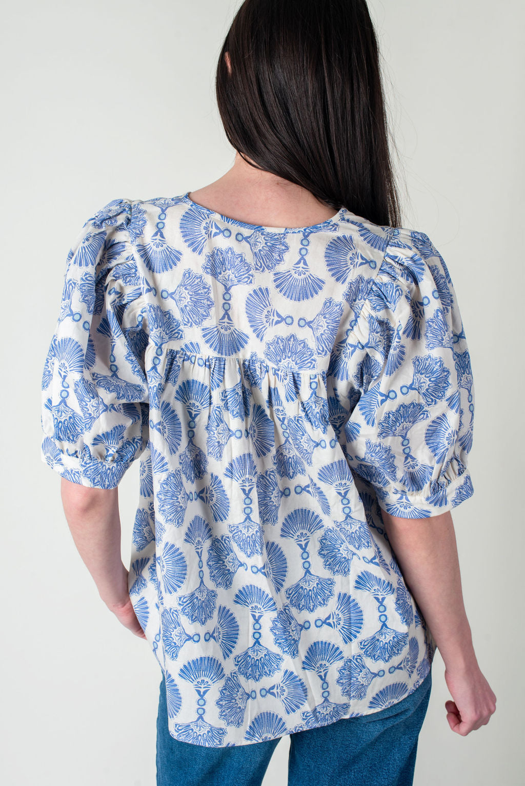 Entro | Fallen Skies Printed Blouse | Sweetest Stitch Boutique