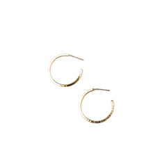 Brenda Grands | Mini Hammered Hoops | Sweetest Stitch